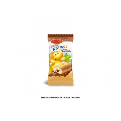 BOLINHO ANIMAL BAUNILHA RECHEIO CHOCOLATE SANTA EDWIGES 1X15X40G